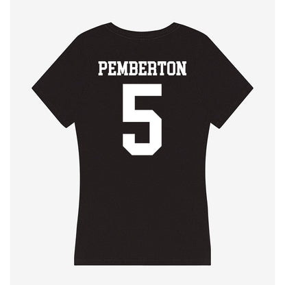 WTAMU - NCAA Women's Volleyball : Hannah Pemberton - Women's V-Neck T-Shirt-1