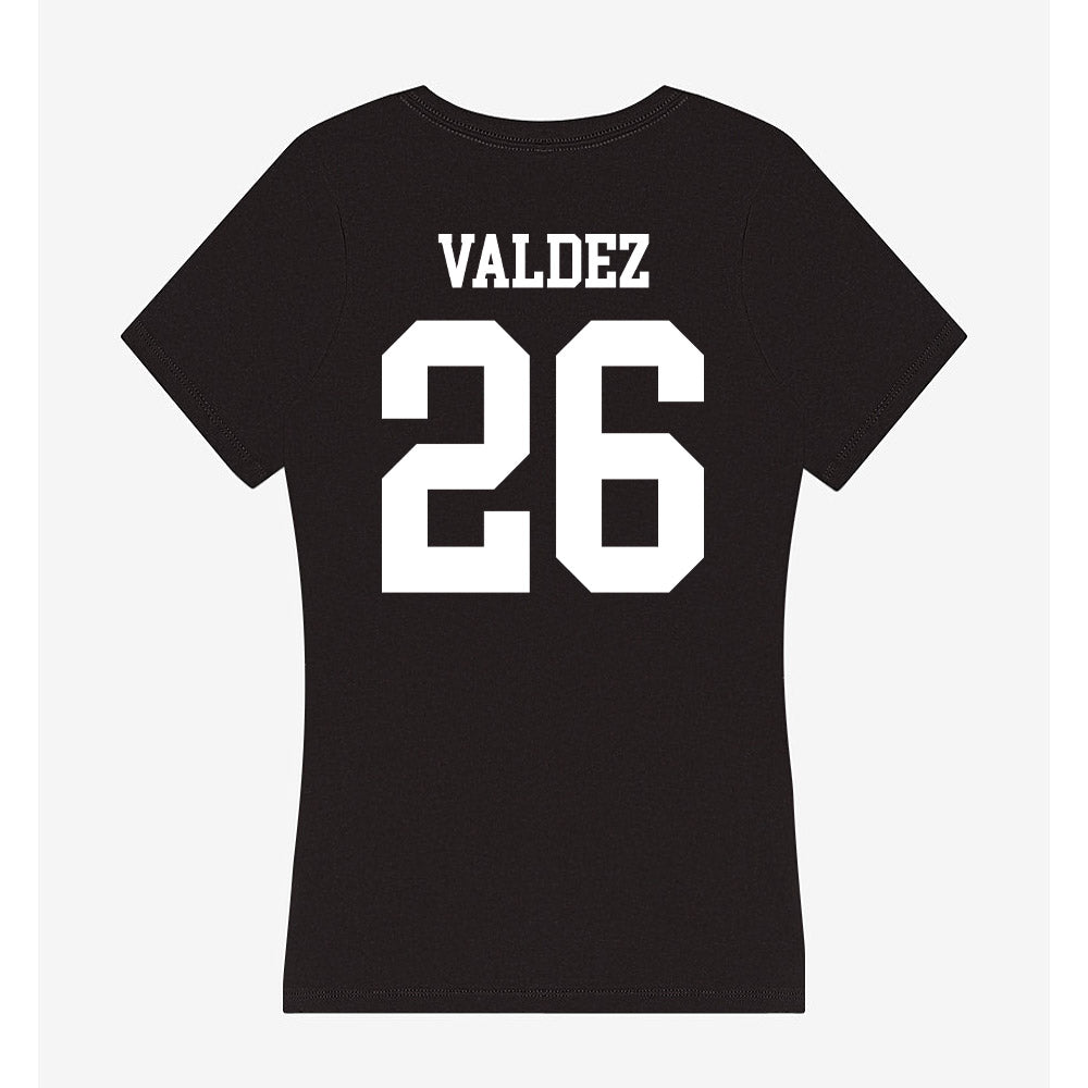 WTAMU - NCAA Women's Soccer : Mary Valdez - Women's V-Neck T-Shirt-1