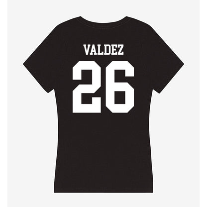 WTAMU - NCAA Women's Soccer : Mary Valdez - Women's V-Neck T-Shirt-1