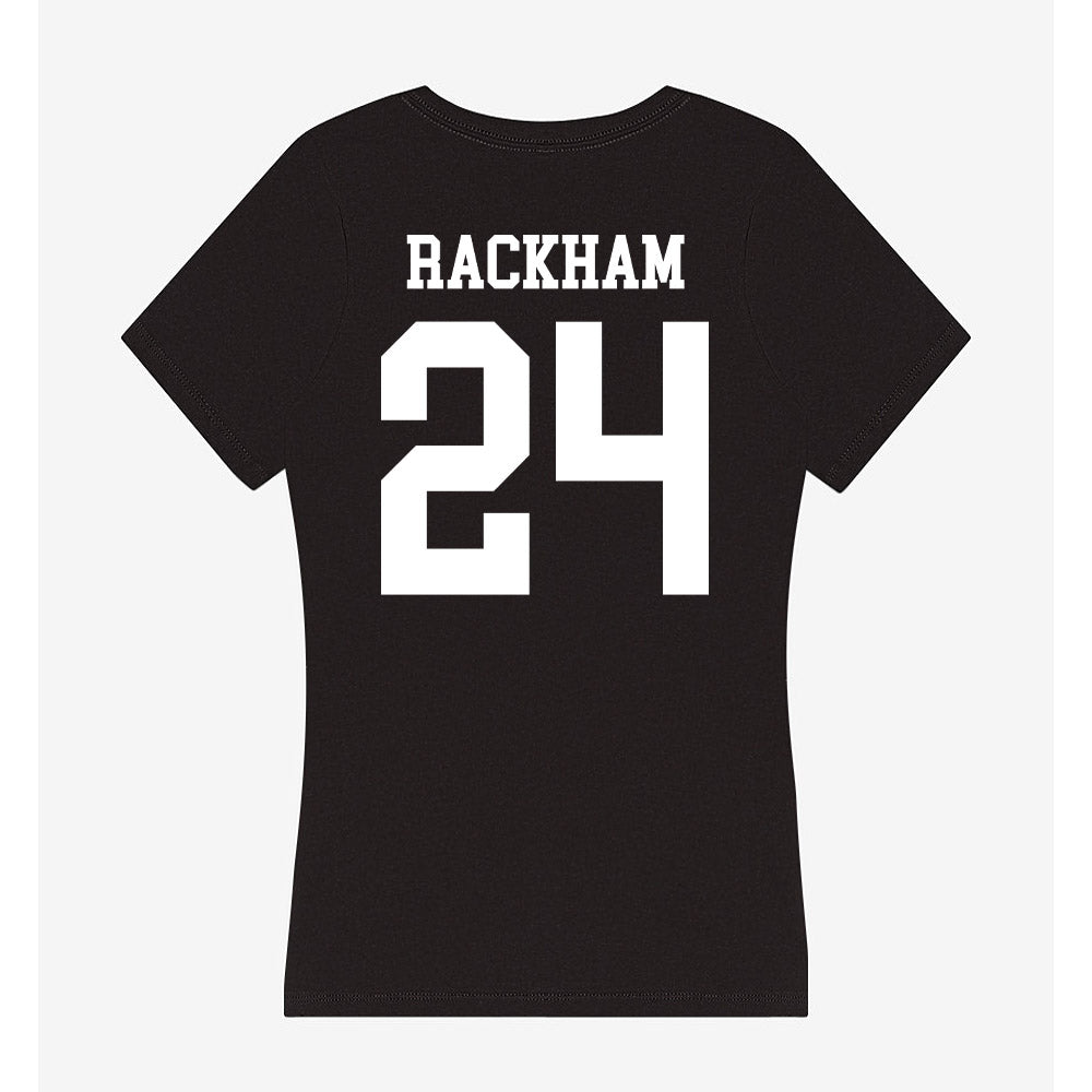 WTAMU - NCAA Baseball : Zac Rackham - Women's V-Neck T-Shirt-1