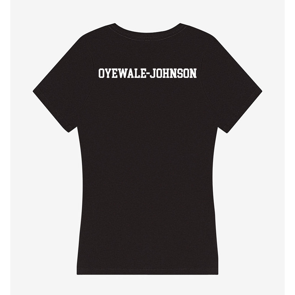 WTAMU - NCAA Men's Track & Field : Oyeyoni Oyewale-Johnson - Women's V-Neck T-Shirt-1