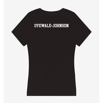 WTAMU - NCAA Men's Track & Field : Oyeyoni Oyewale-Johnson - Women's V-Neck T-Shirt-1