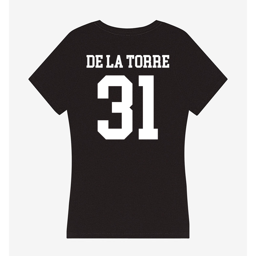 WTAMU - NCAA Men's Soccer : Antonio De La Torre - Women's V-Neck T-Shirt-1