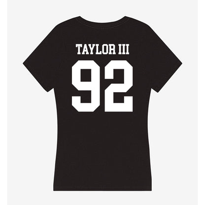 WTAMU - NCAA Football : Johnny Taylor III - Women's V-Neck T-Shirt-1