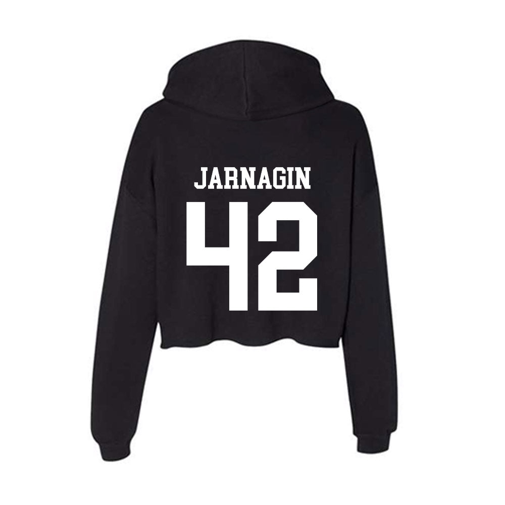 WTAMU - NCAA Football : Lucas Jarnagin - Women's Crop Fleece Hoodie-1