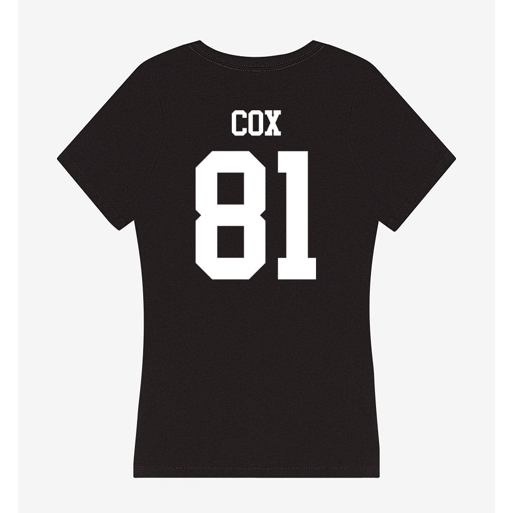 WTAMU - NCAA Football : Drew Cox - Women's V-Neck T-Shirt-1