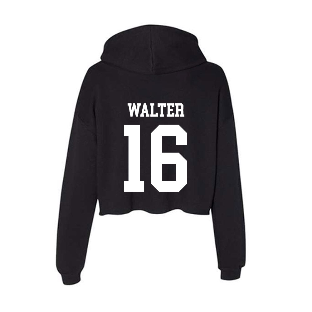 WTAMU - NCAA Softball : Raegan Walter - Women's Crop Fleece Hoodie-1