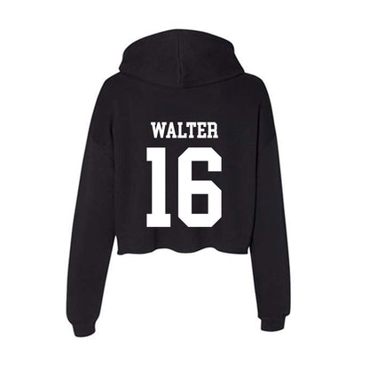 WTAMU - NCAA Softball : Raegan Walter - Women's Crop Fleece Hoodie-1