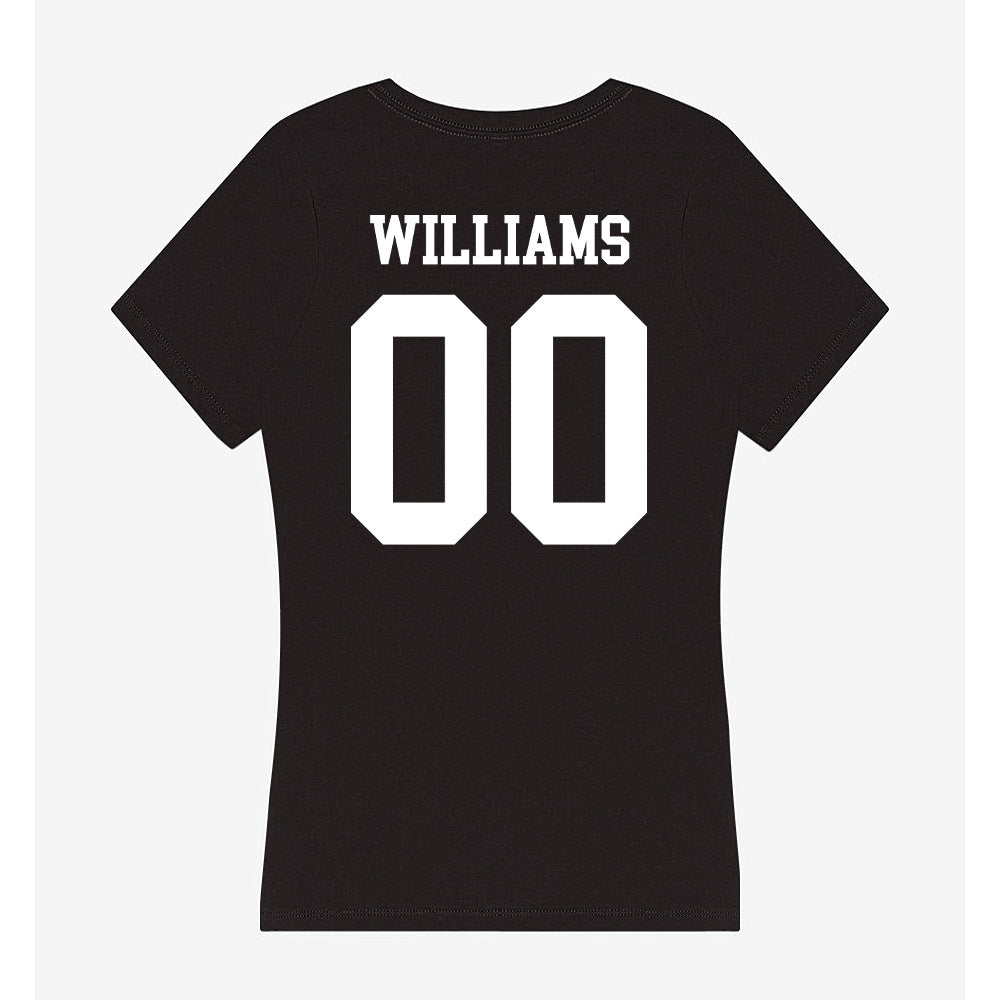 WTAMU - NCAA Men's Basketball : Fontaine Williams - Women's V-Neck T-Shirt-1