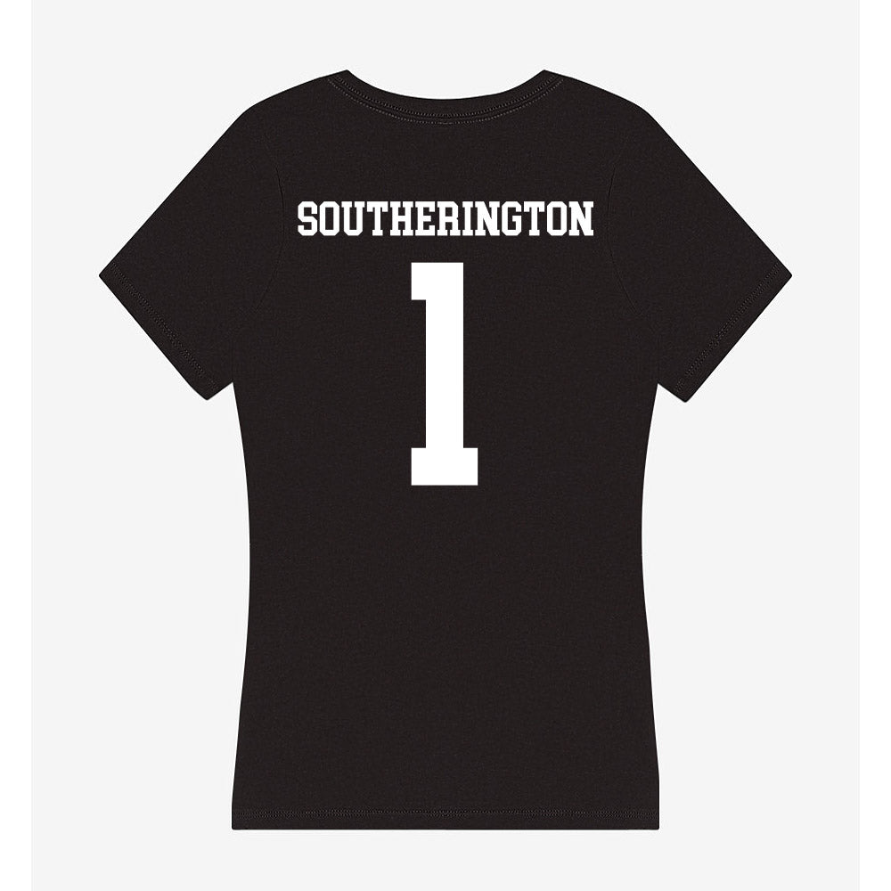 WTAMU - NCAA Men's Soccer : Luke Southerington - Women's V-Neck T-Shirt-1