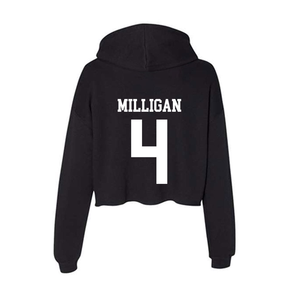 WTAMU - NCAA Football : Hamin Milligan - Women's Crop Fleece Hooded Sweatshirt-1