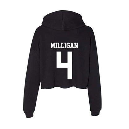 WTAMU - NCAA Football : Hamin Milligan - Women's Crop Fleece Hooded Sweatshirt-1