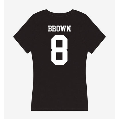 WTAMU - NCAA Women's Basketball : Ella Brown - Women's V-Neck T-Shirt-1