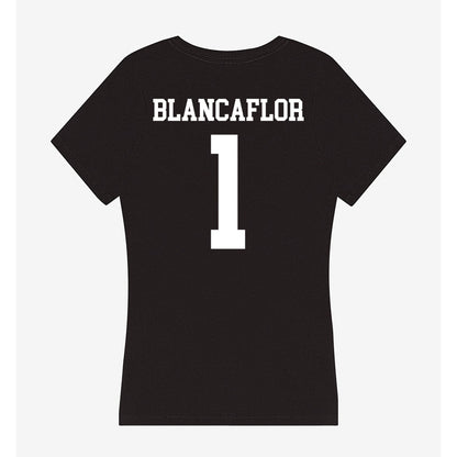 WTAMU - NCAA Women's Soccer : Franciezca Blancaflor - Women's V-Neck T-Shirt-1