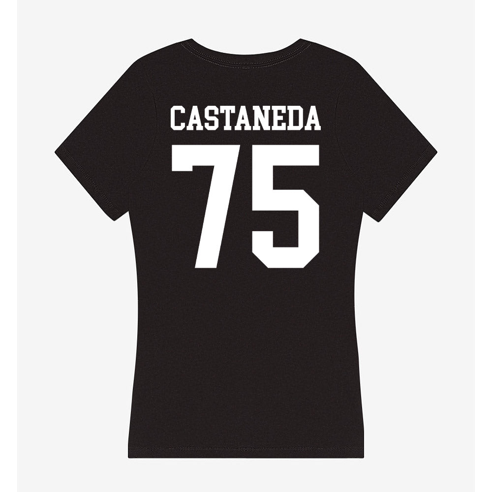 WTAMU - NCAA Football : Niko Castaneda - Women's V-Neck T-Shirt-1