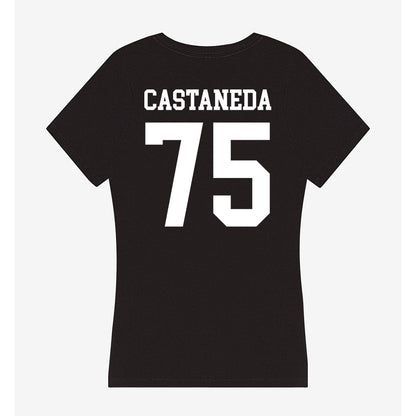 WTAMU - NCAA Football : Niko Castaneda - Women's V-Neck T-Shirt-1
