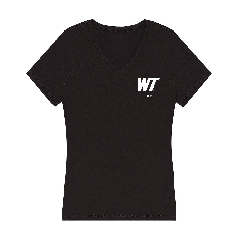 WTAMU - NCAA Women's Golf : Logan Culpepper - Women's V-Neck T-Shirt-0