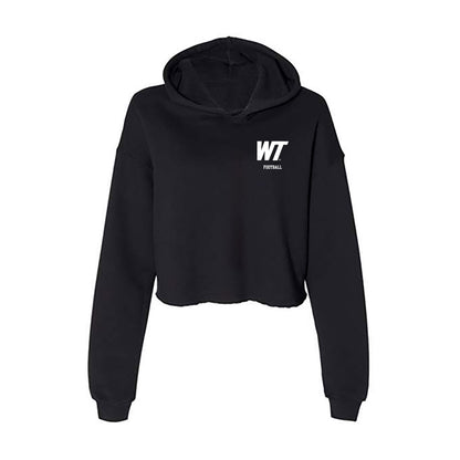 WTAMU - NCAA Football : Niko Castaneda - Women's Crop Fleece Hoodie-0