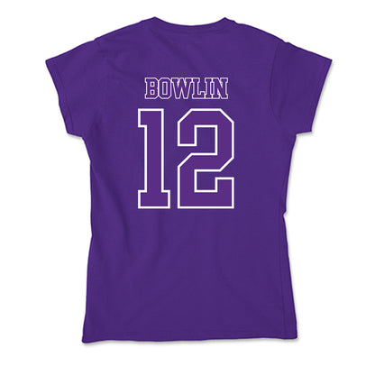 Central Arkansas - NCAA Softball : Emory Bowlin - Soft Style Women’s T-Shirt-1