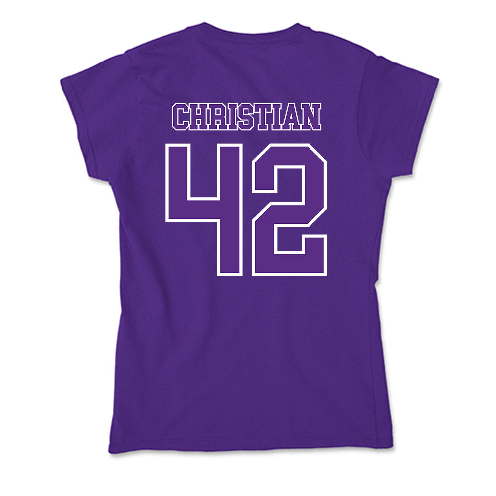 Central Arkansas - NCAA Softball : Renee Christian - Soft Style Women’s T-Shirt-1