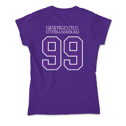 Central Arkansas - NCAA Men's Soccer : Pietro Fontana - Soft Style Women’s T-Shirt-1