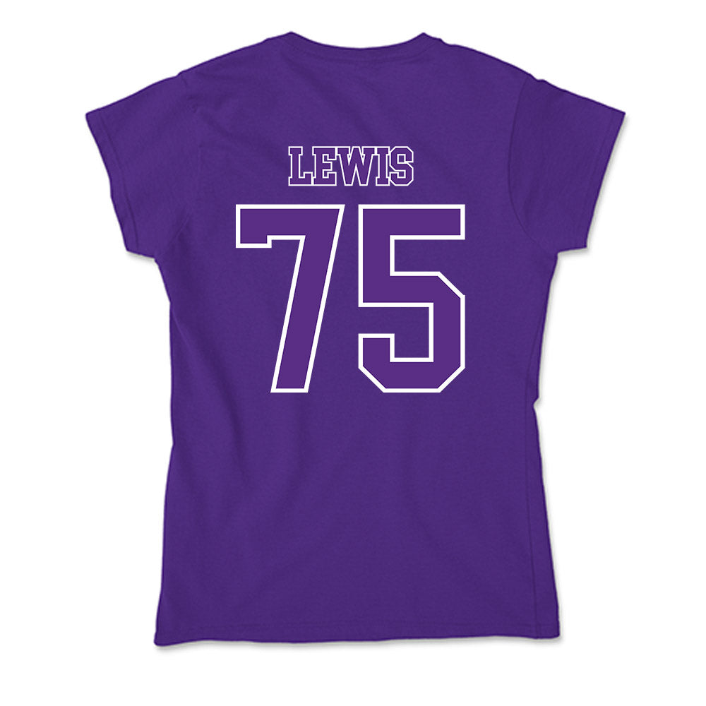 Central Arkansas - NCAA Football : Abrum Lewis - Soft Style Women’s T-Shirt-1
