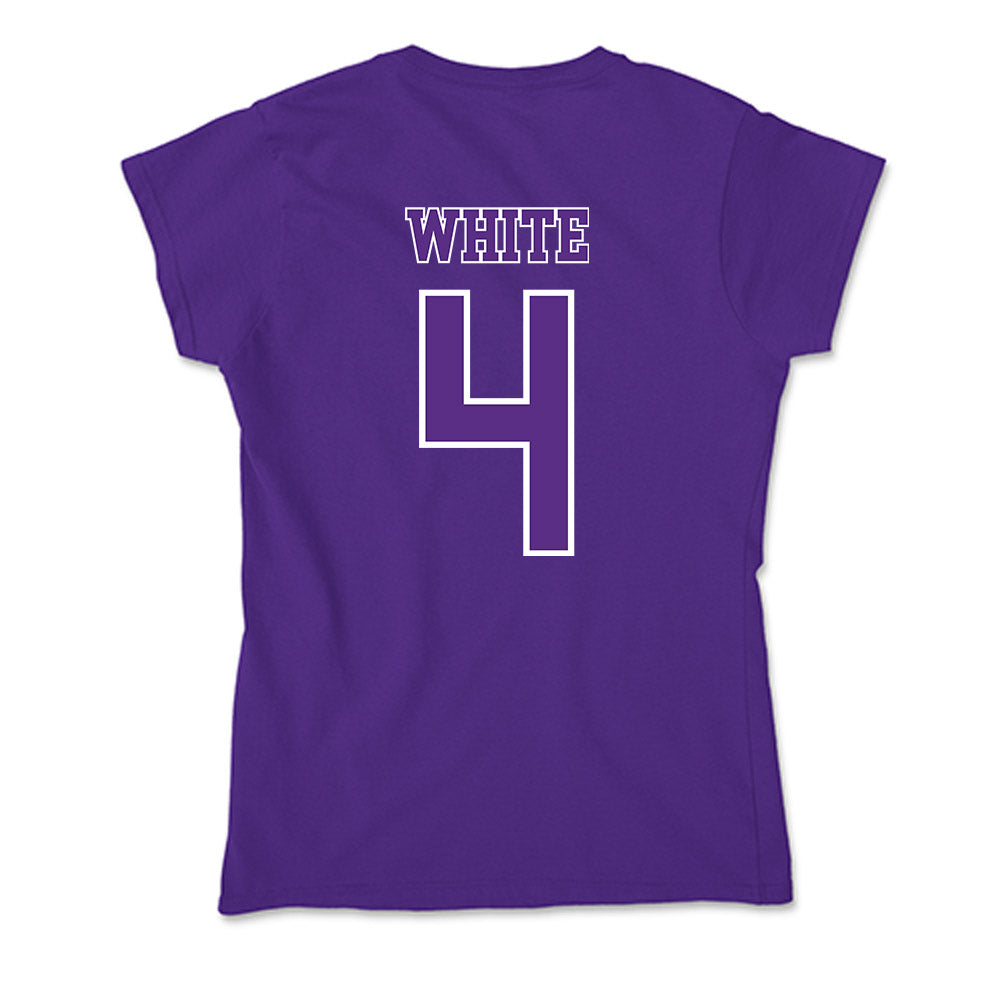 Central Arkansas - NCAA Softball : Jaleigh White - Soft Style Women’s T-Shirt-1
