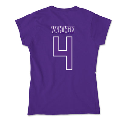 Central Arkansas - NCAA Softball : Jaleigh White - Soft Style Women’s T-Shirt-1