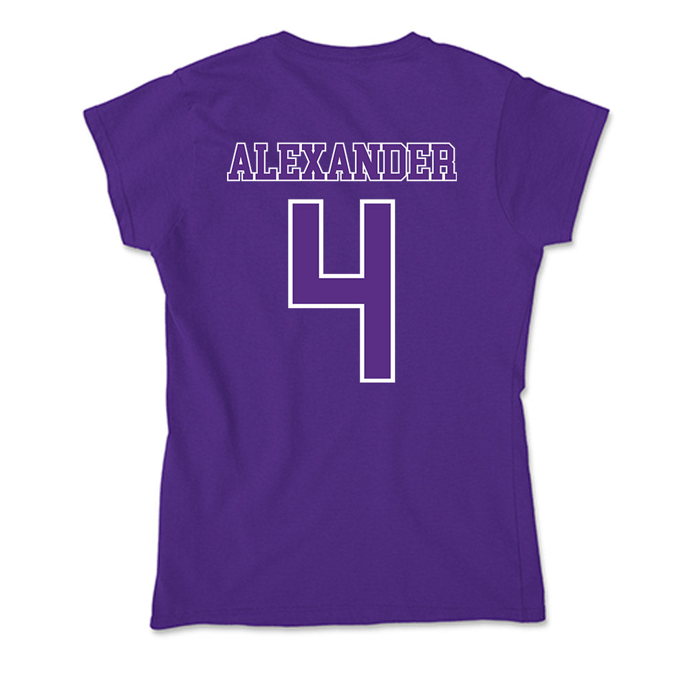 Central Arkansas - NCAA Baseball : Carter Alexander - Soft Style Women’s T-Shirt-1