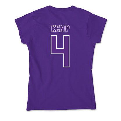 Central Arkansas - NCAA Women's Basketball : Cheyanne Kemp - Soft Style Women’s T-Shirt-1