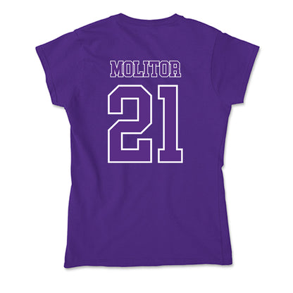 Central Arkansas - NCAA Softball : Grace Molitor - Soft Style Women’s T-Shirt-1