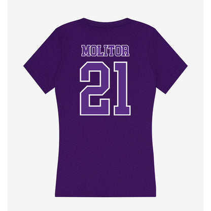 Central Arkansas - NCAA Softball : Grace Molitor - Women's V-Neck T-Shirt-1