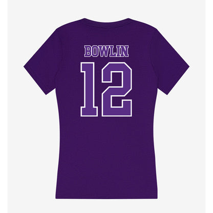 Central Arkansas - NCAA Softball : Emory Bowlin - Women's V-Neck T-Shirt-1