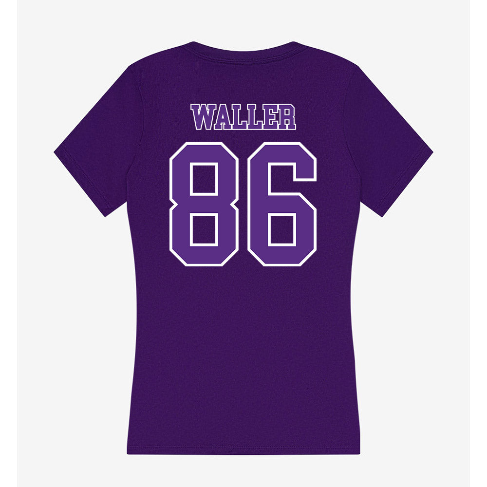 Central Arkansas - NCAA Football : Brayden Waller - Women's V-Neck T-Shirt-1