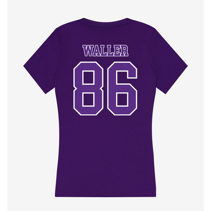 Central Arkansas - NCAA Football : Brayden Waller - Women's V-Neck T-Shirt-1