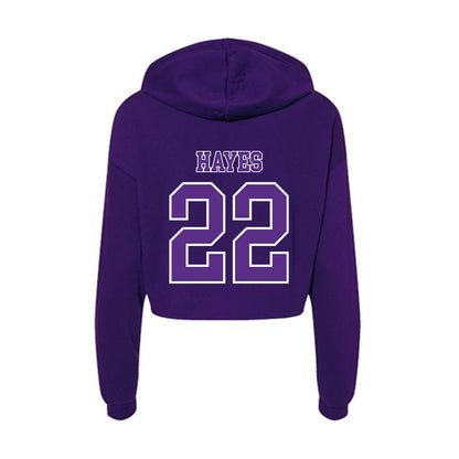 Central Arkansas - NCAA Football : Michael Hayes - Women's Crop Fleece Hoodie-1