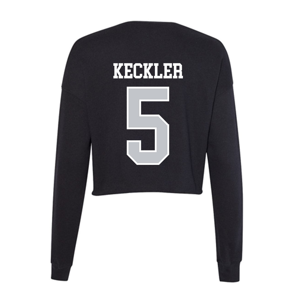 CCSU - NCAA Women's Volleyball : Olivia Keckler - Women's Cropped Crew Fleece-1