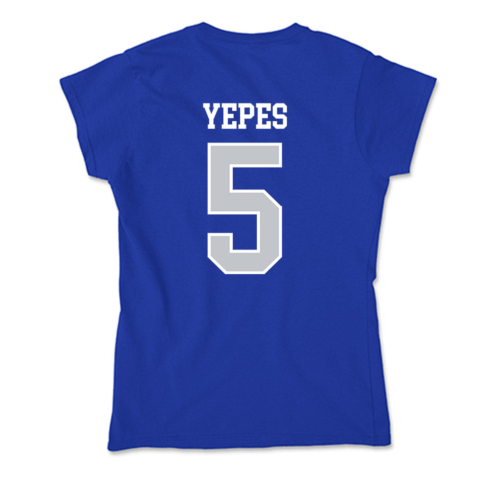 CCSU - NCAA Women's Soccer : Taylor Yepes - Soft Style Women’s T-Shirt-1