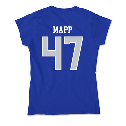CCSU - NCAA Football : Malachi Mapp - Soft Style Women’s T-Shirt-1