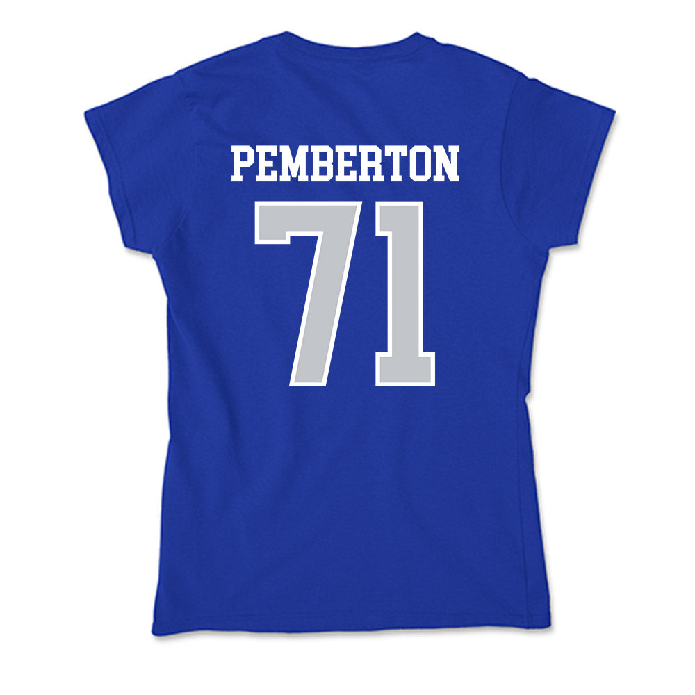 CCSU - NCAA Football : Ryan Pemberton - Soft Style Women’s T-Shirt-1
