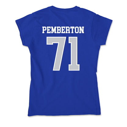 CCSU - NCAA Football : Ryan Pemberton - Soft Style Women’s T-Shirt-1