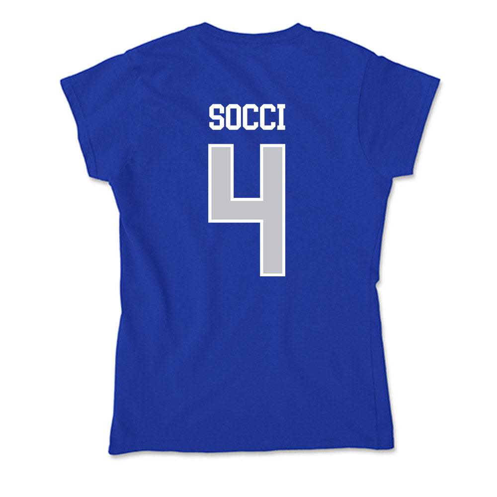 CCSU - NCAA Women's Lacrosse : Jennifer Socci - Soft Style Women’s T-Shirt-1