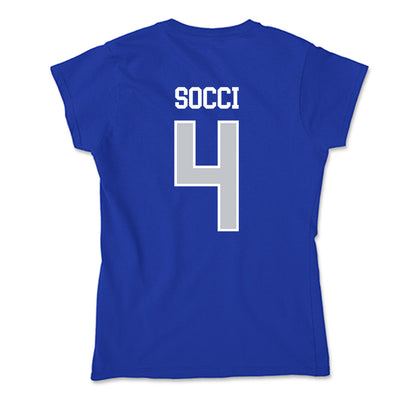 CCSU - NCAA Women's Lacrosse : Jennifer Socci - Soft Style Women’s T-Shirt-1