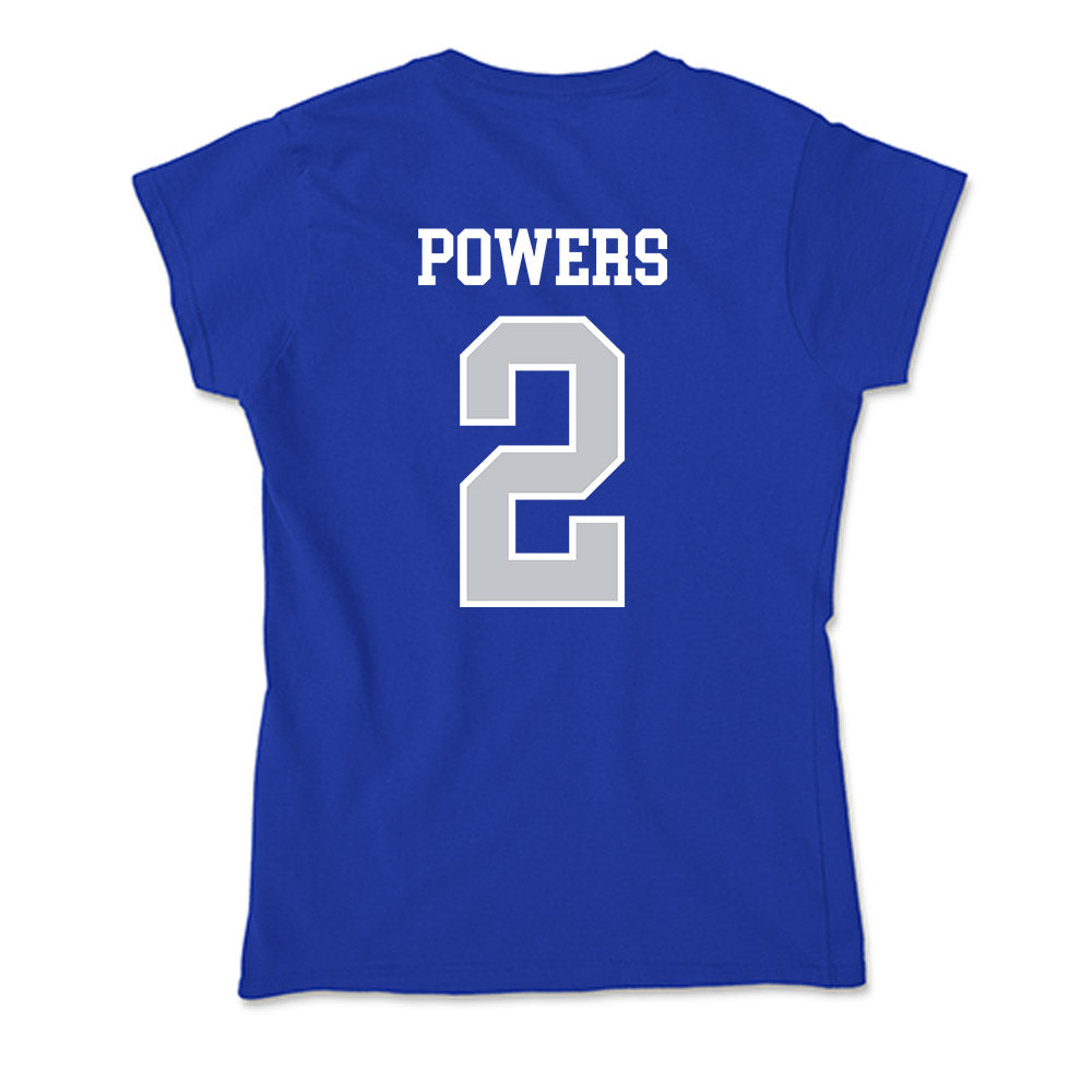 CCSU - NCAA Women's Soccer : Riley Powers - Soft Style Women’s T-Shirt-1