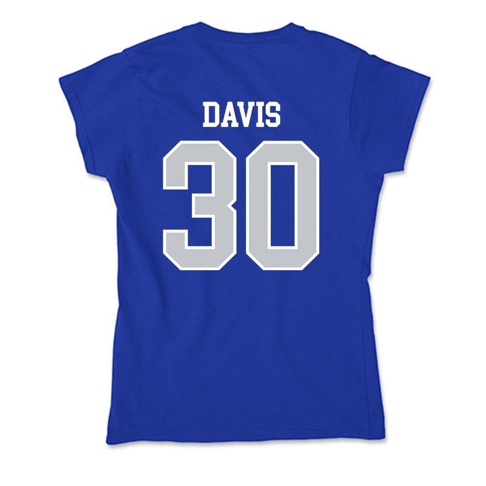 CCSU - NCAA Football : Mykhi Davis - Soft Style Women’s T-Shirt-1