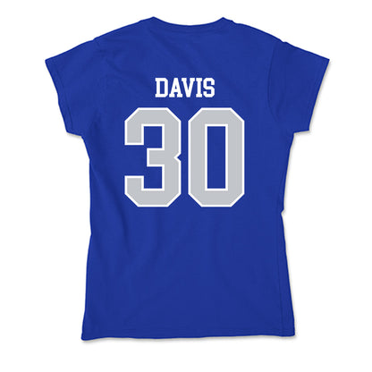 CCSU - NCAA Football : Mykhi Davis - Soft Style Women’s T-Shirt-1