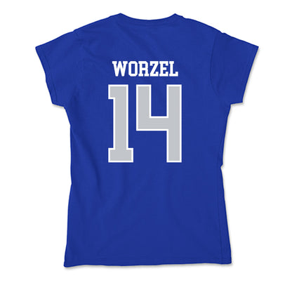 CCSU - NCAA Baseball : Zach Worzel - Soft Style Women’s T-Shirt-1