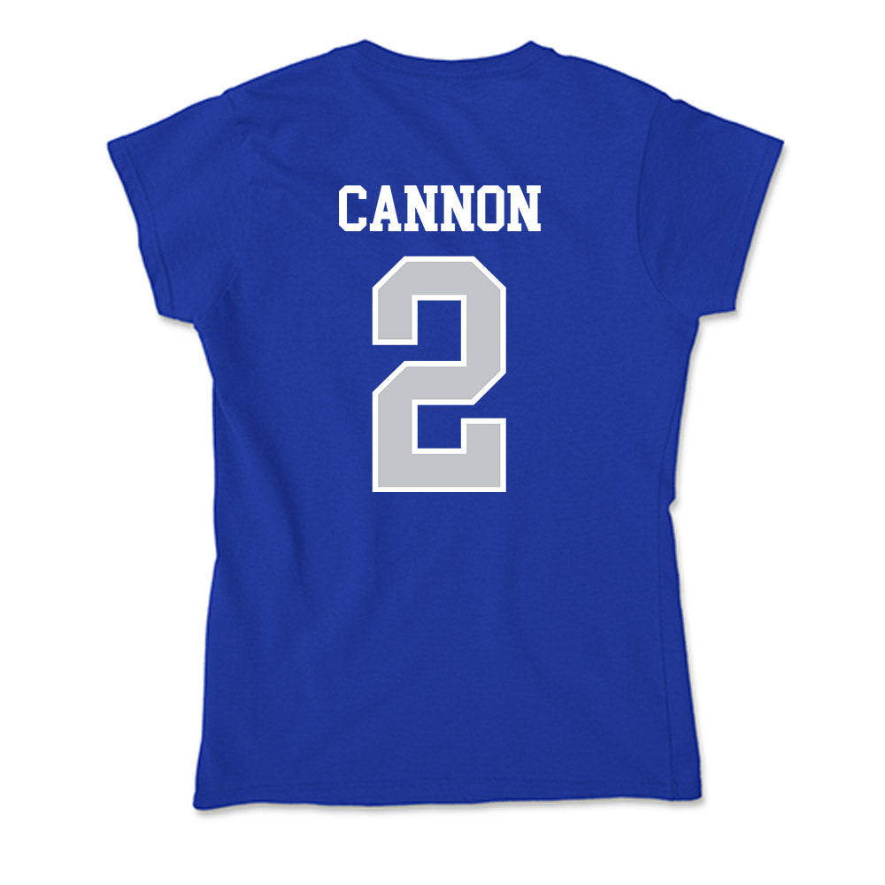 CCSU - NCAA Women's Lacrosse : Abbey Cannon - Soft Style Women’s T-Shirt-1