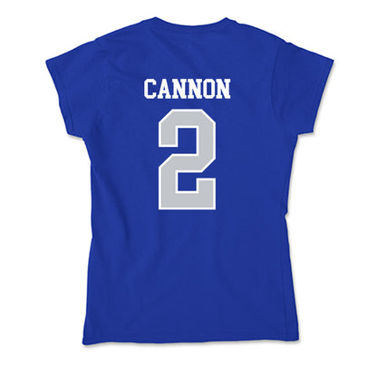 CCSU - NCAA Women's Lacrosse : Abbey Cannon - Soft Style Women’s T-Shirt-1