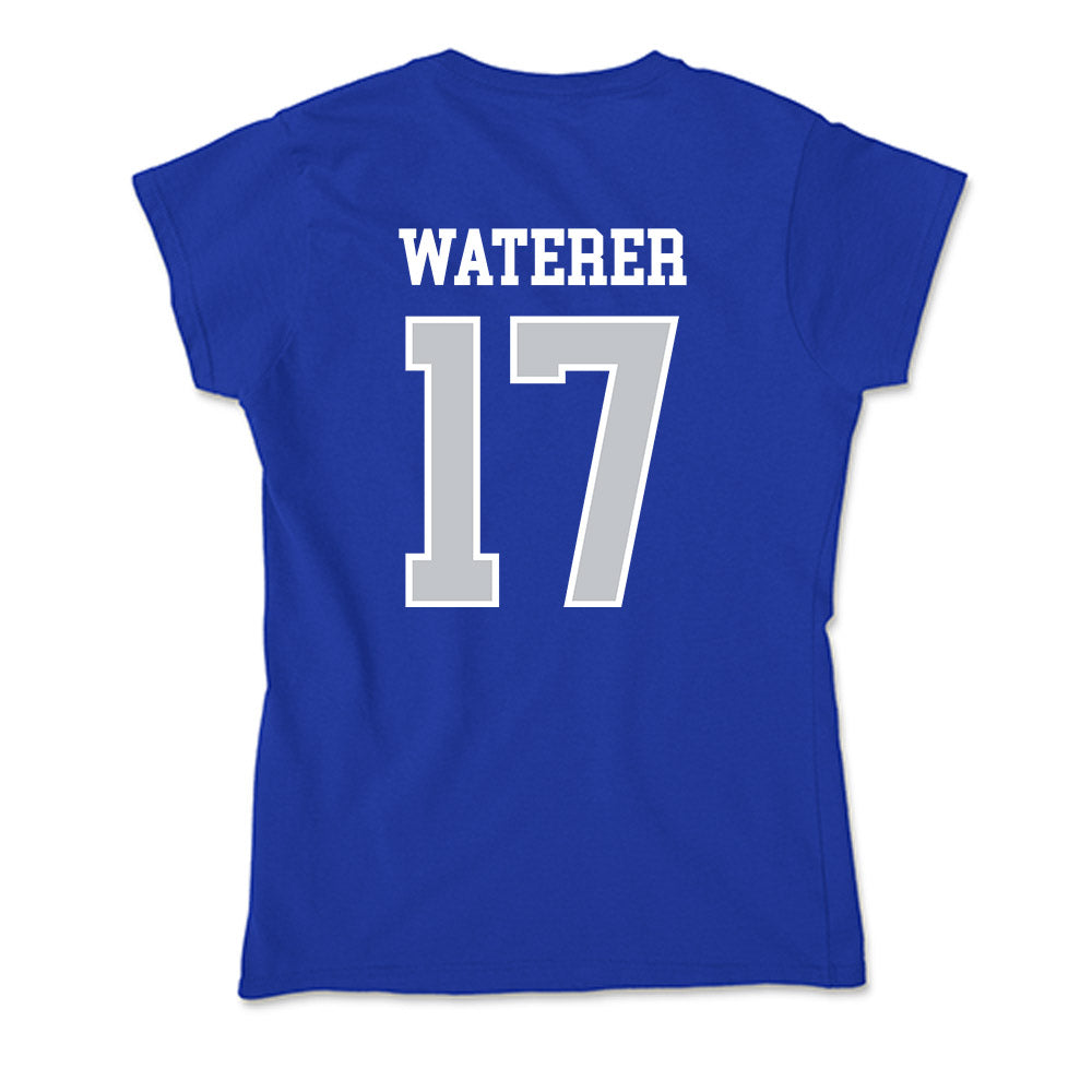 CCSU - NCAA Softball : Lilly Waterer - Soft Style Women’s T-Shirt-1
